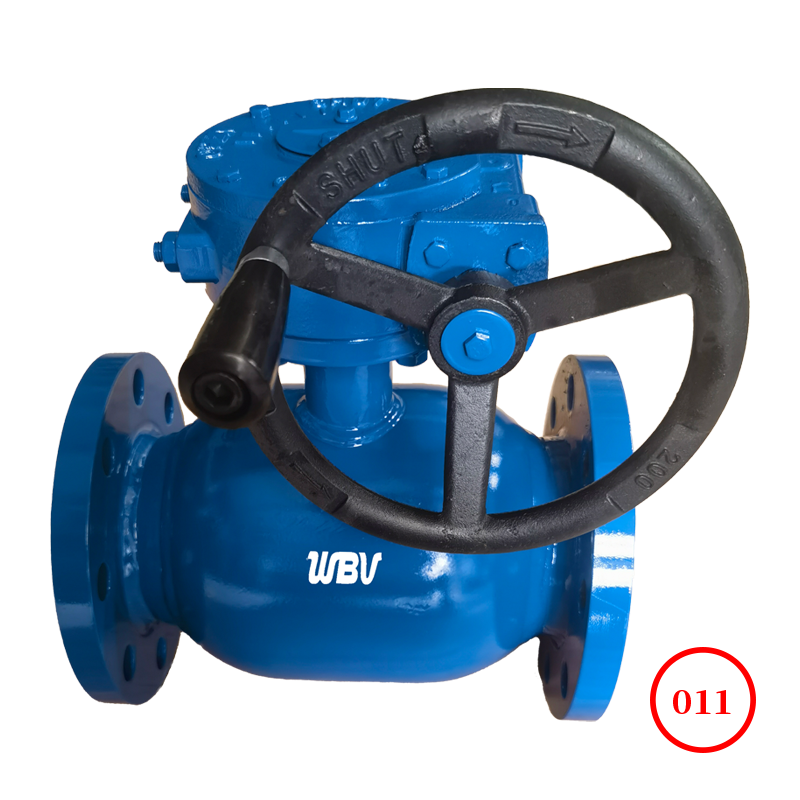 全焊接缩径法兰球阀Q341HF-16/25C CF8球 双极涡轮 防侵蚀漆