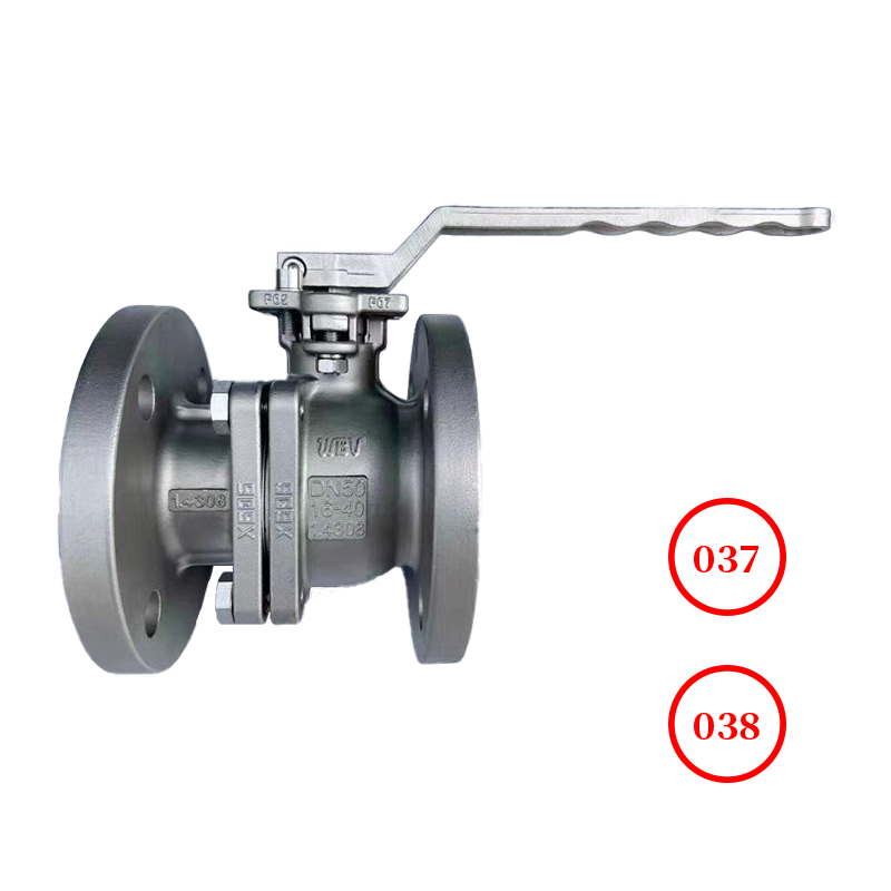 Фланцевый клапан DIN High - platform flange ball valve Q41F