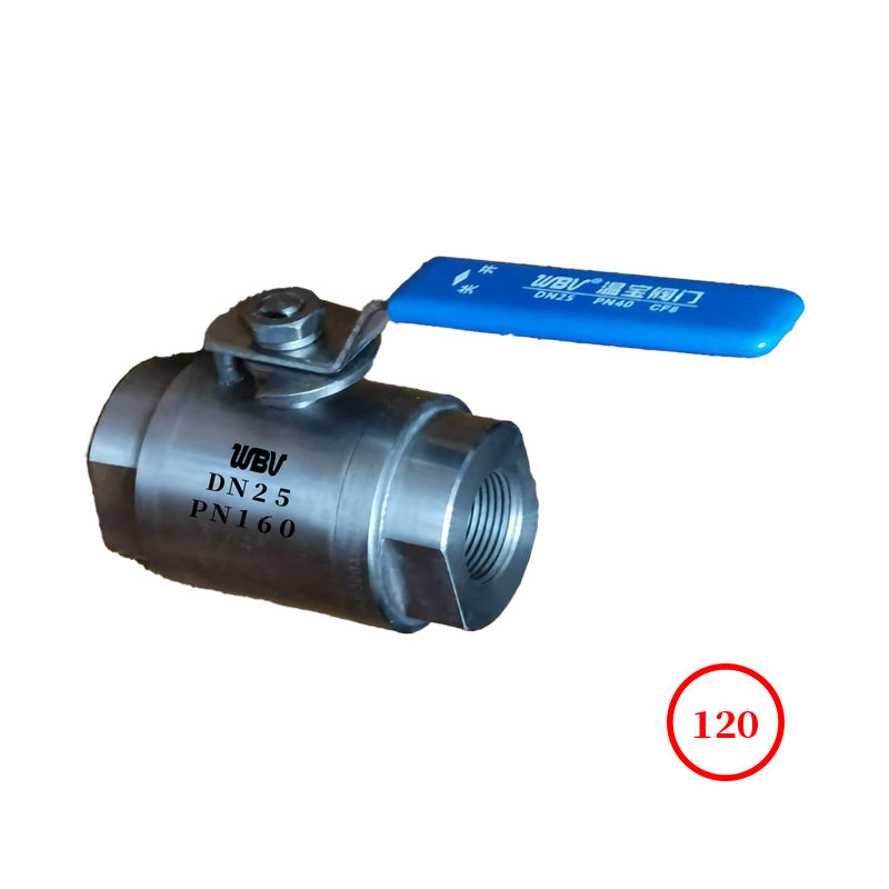 两片式锻钢高压球阀 Q11F-300/900LB stainless steel