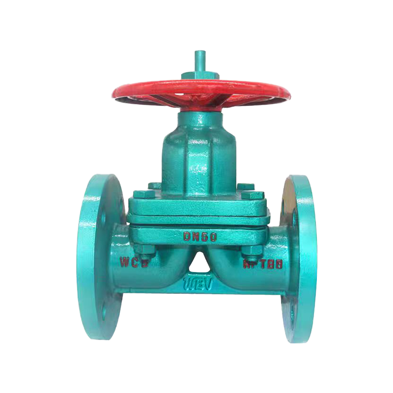衬四氟法兰隔阂阀 fluorine flange diaphragm valve G41F46