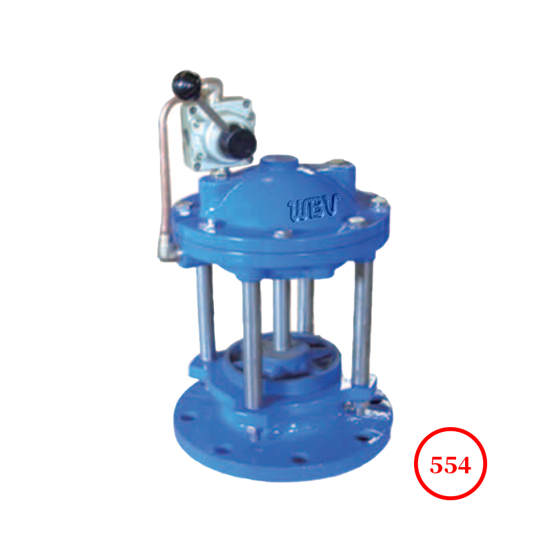 隔阂池底排泥阀 diaphragm bottom mud valve JM742X